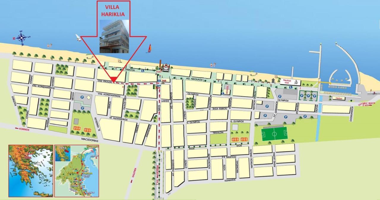 Villa Hariklia Paralia Katerinis Ngoại thất bức ảnh